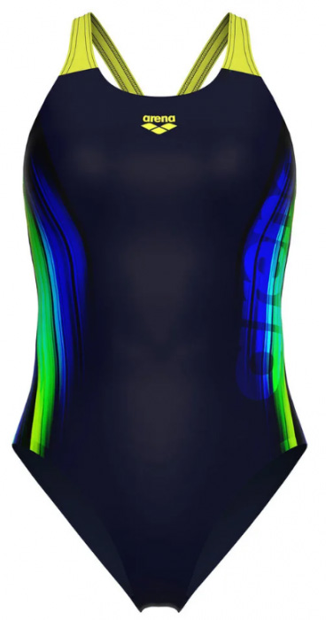 Купальник закритий для жінок Arena BREATH SWIMSUIT V BACK LB — фото 1