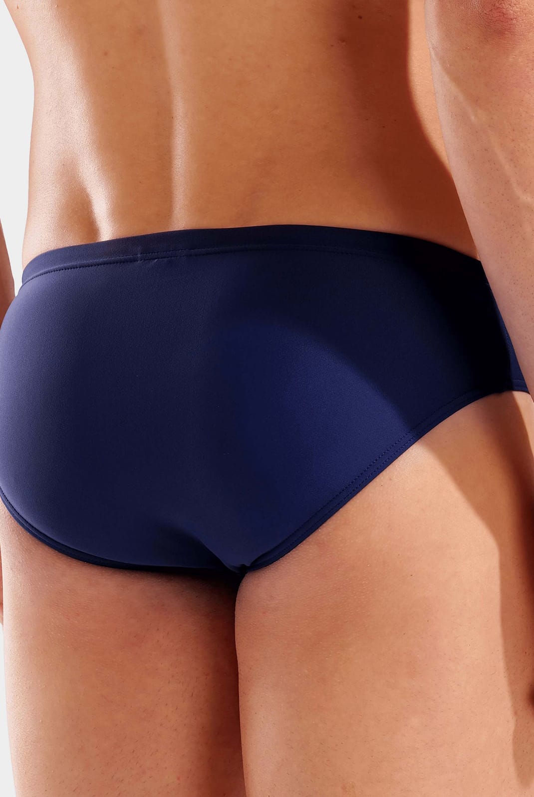 Плавки-сліпи для чоловіків Arena DOUBLE GRAPHIC SWIM BRIEFS темно-синій, помаранчевий Чол 85 — фото 5