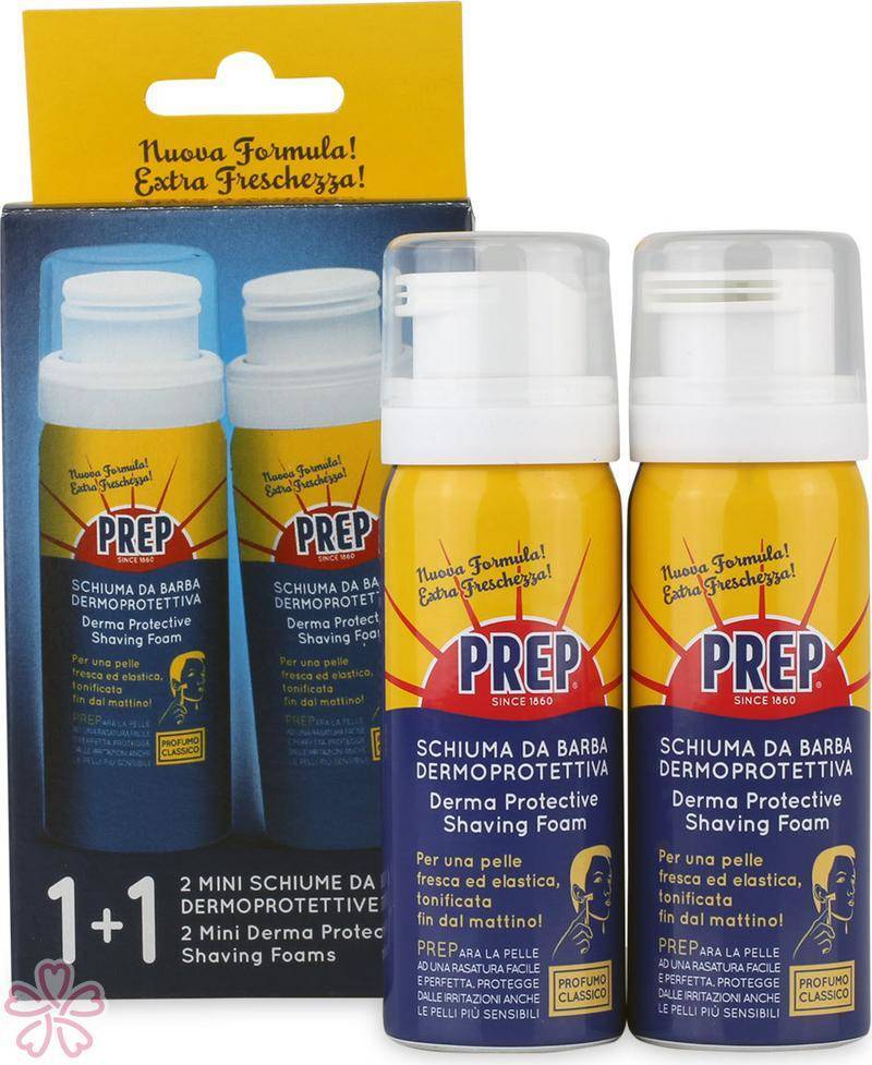 Пена для бритья защитная PREP Derma Protective Shaving Foam 50 мл 2штХ50мл — фото 3