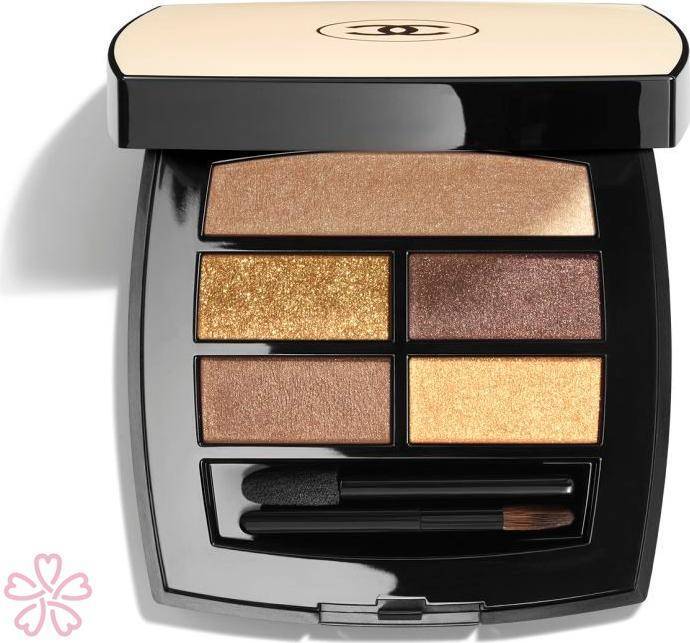 Палитра теней для век с эффектом естественного сияния CHANEL Les Beiges Palette Regard Belle Mine Naturelle 4.5 г Deep — фото 3