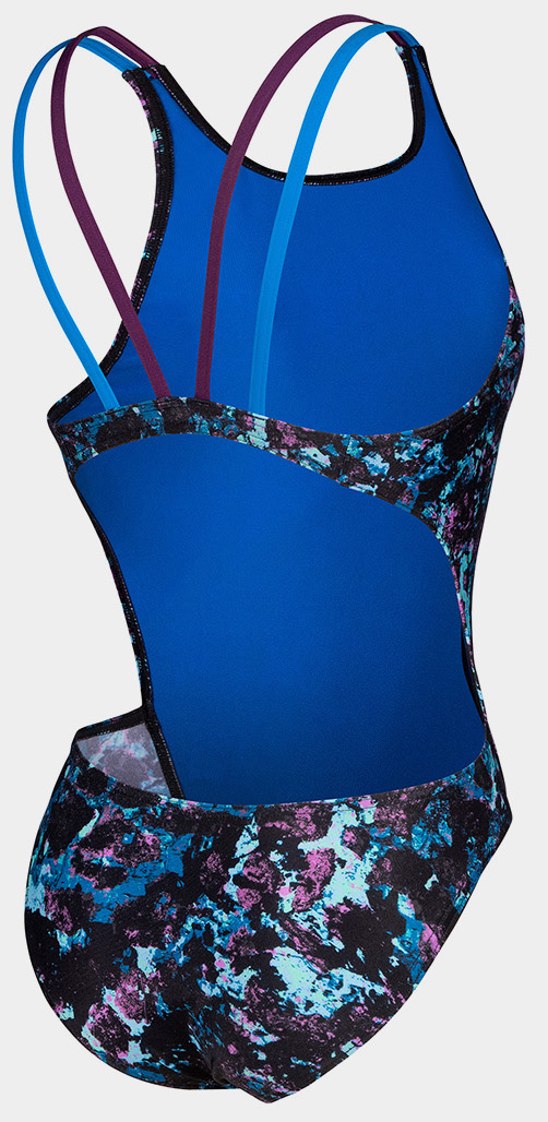 Купальник закритий для жінок Arena ROCKIN SWIMSUIT SWIM TECH MULT — фото 3