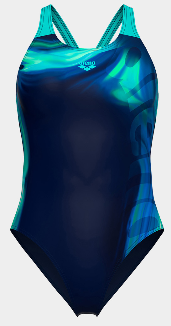 Купальник закритий для жінок Arena DREAMHLINE SWIMSUIT V BACK — фото 2