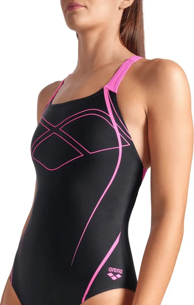 Купальник закритий для жінок Arena GRAPHIC SWIMSUIT SWIM PRO BACK — фото 3