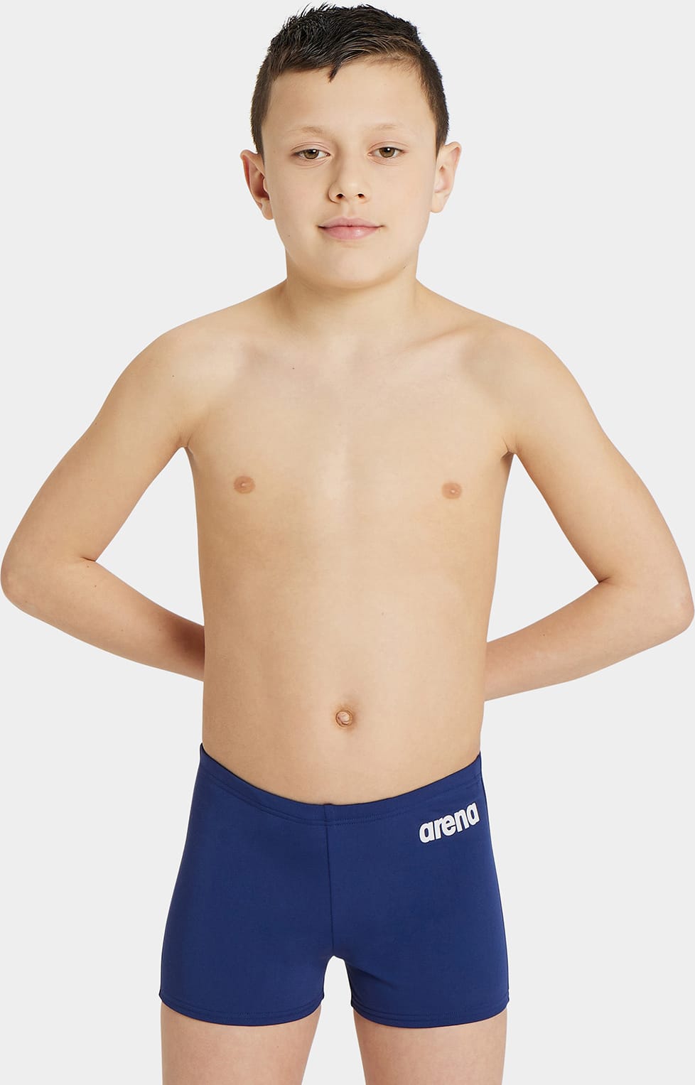 Плавки для хлопчиків Arena TEAM SWIM SHORT SOLID синій, білий 116 см (004777-750) — фото 1
