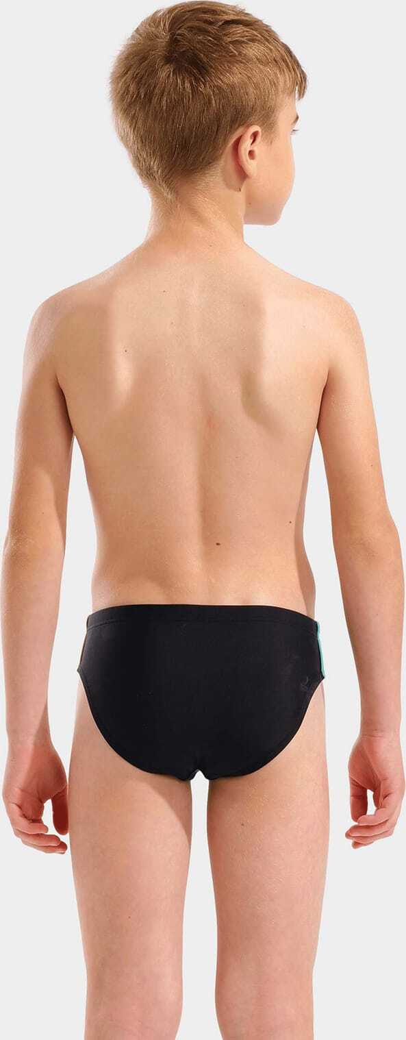 Плавки для хлопчиків Arena SWIM BRIEFS SOLID чорний, жовтий 116 см (008371-583) — фото 4
