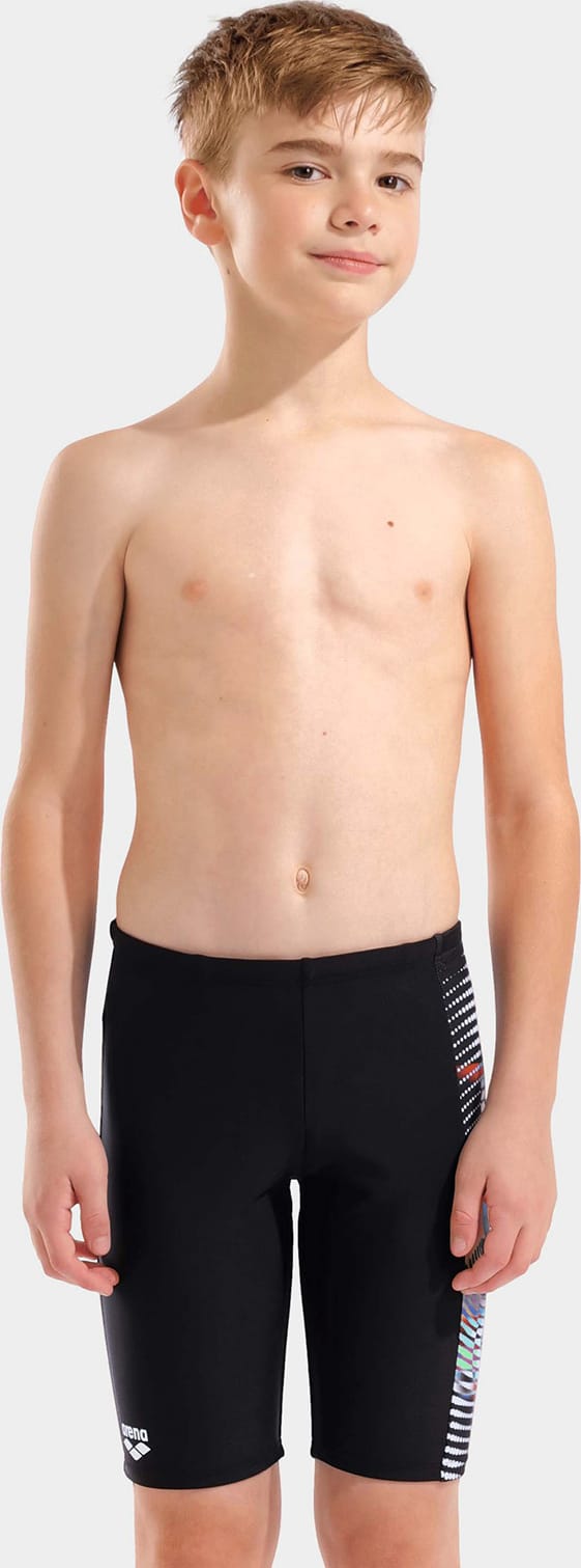 Плавки для хлопчиків Arena LIT LOGO SWIM JAMMER чорний 116 см (010693-550) — фото 1