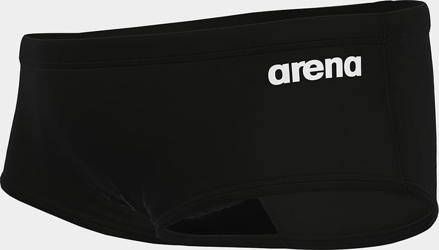 Плавки Arena TEAM SWIM LOW WAIST SHORT SOLI чорний, білий Чол 100 — фото 1