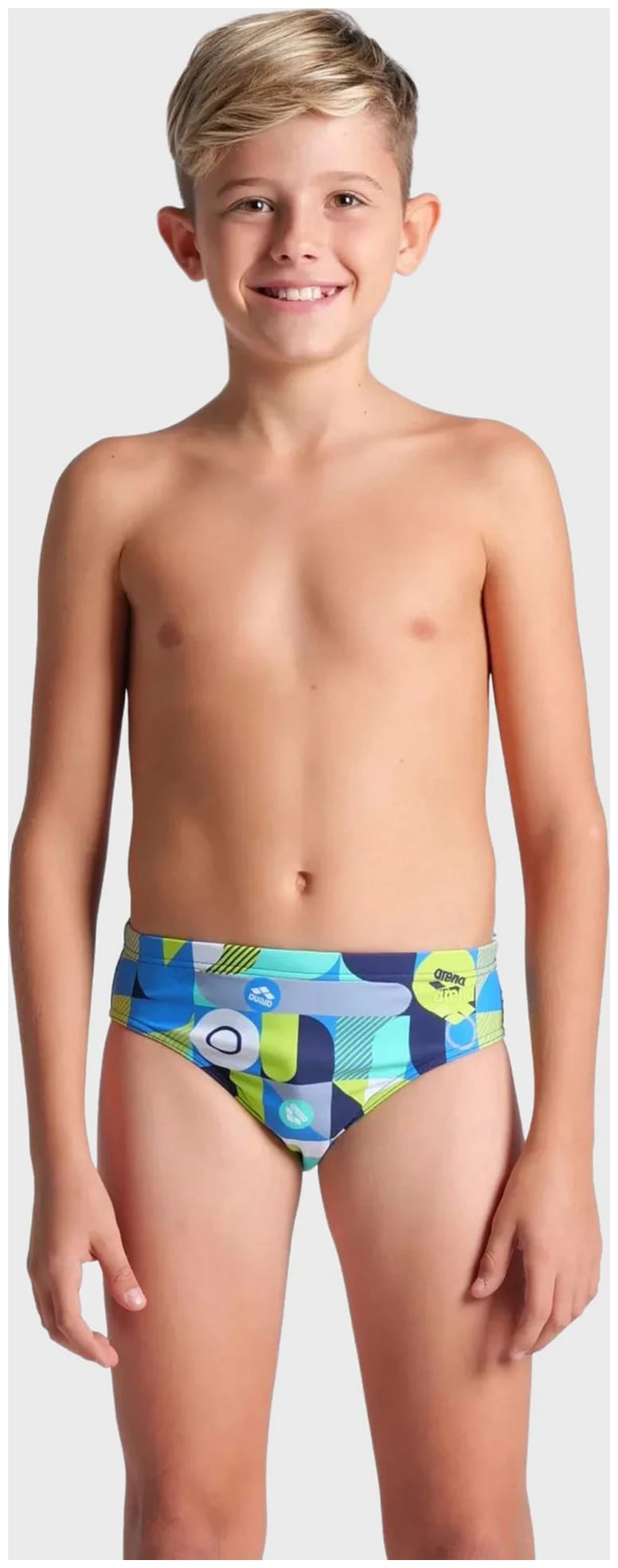 Плавки-сліпи для хлопчиків Arena WALLPAPER SWIM BRIEFS мультиколор Діт — фото 1