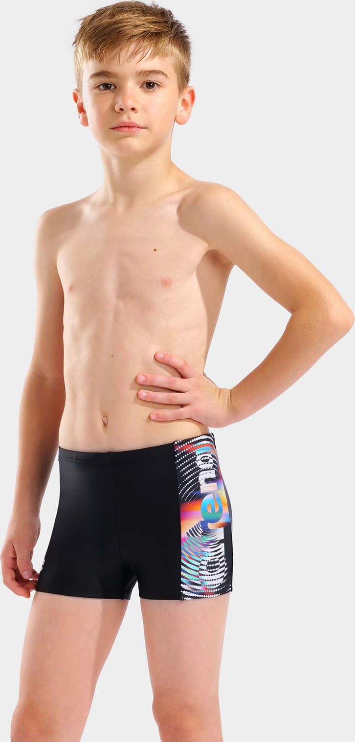 Плавки для хлопчиків Arena LIT LOGO SWIM SHORT чорний 116 см (010692-550) — фото 1