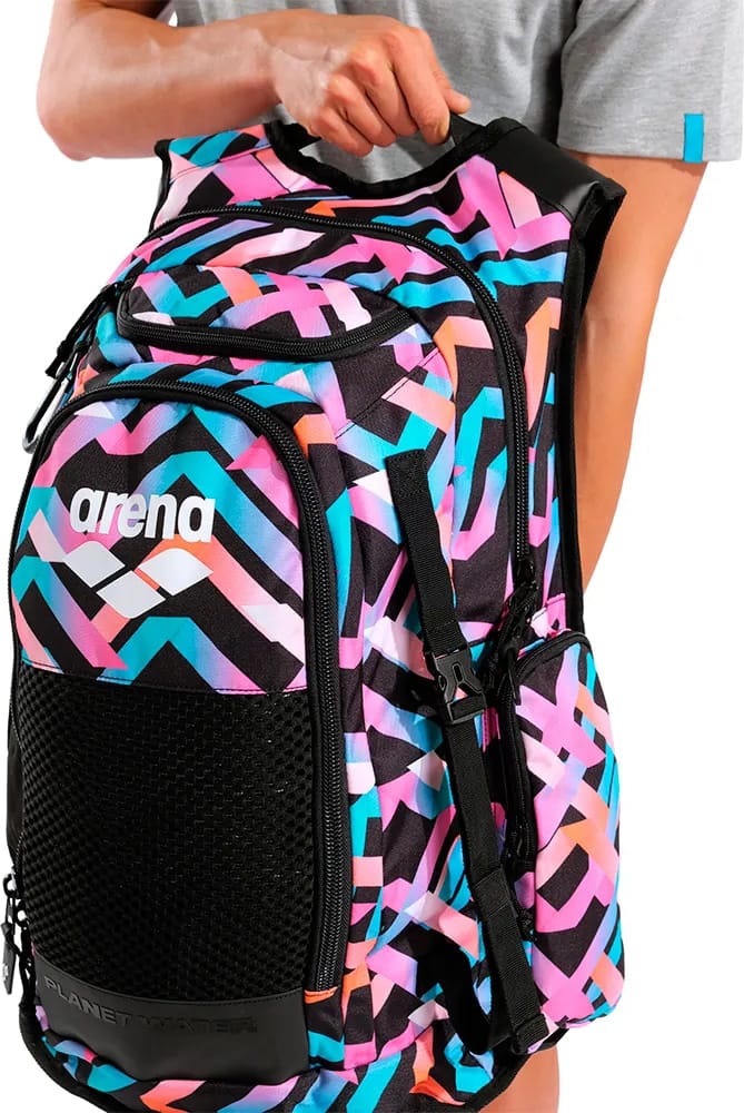 Рюкзак Arena ALL SET BACKPACK AO 45L рожевий, блакитний, чорний 55 х 38 х 28 см (010235-101) — фото 11