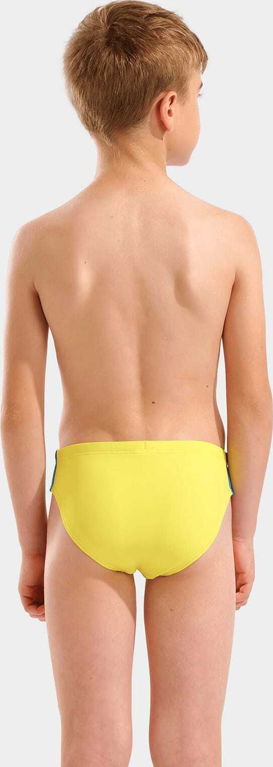 Плавки для хлопчиків Arena SWIM BRIEFS SOLID жовтий, бірюзовий 140 см (008371-380) — фото 4