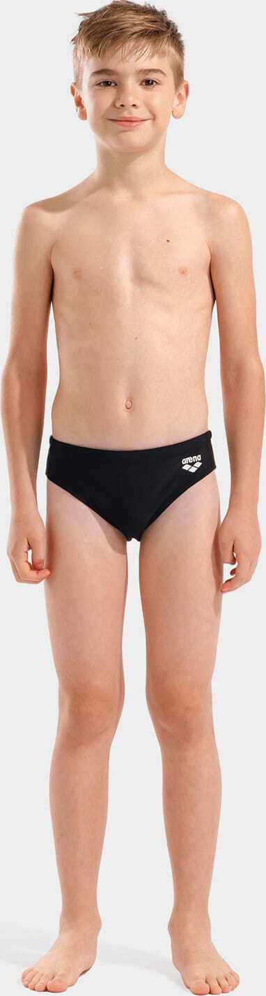 Плавки для хлопчиків Arena SWIM BRIEFS SOLID чорний, жовтий 116 см (008371-583) — фото 2
