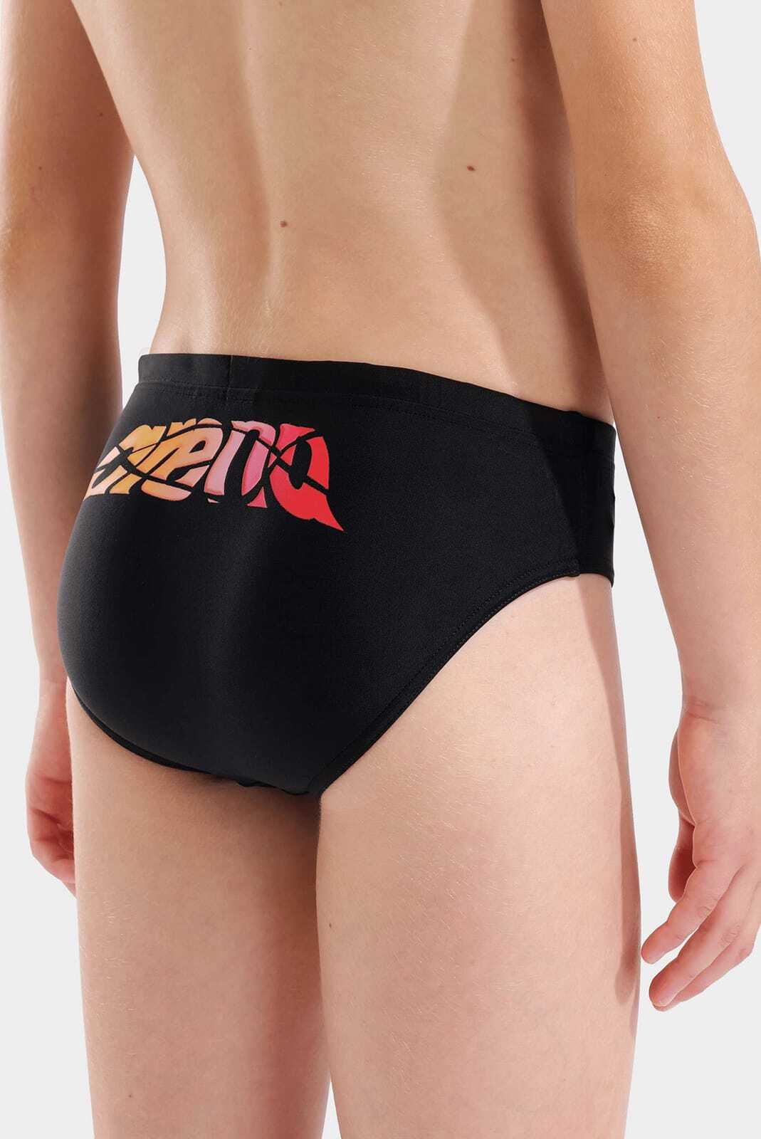 Плавки для хлопчиків Arena LETTERING SWIM BRIEFS чорний 116 см (010865-500) — фото 5