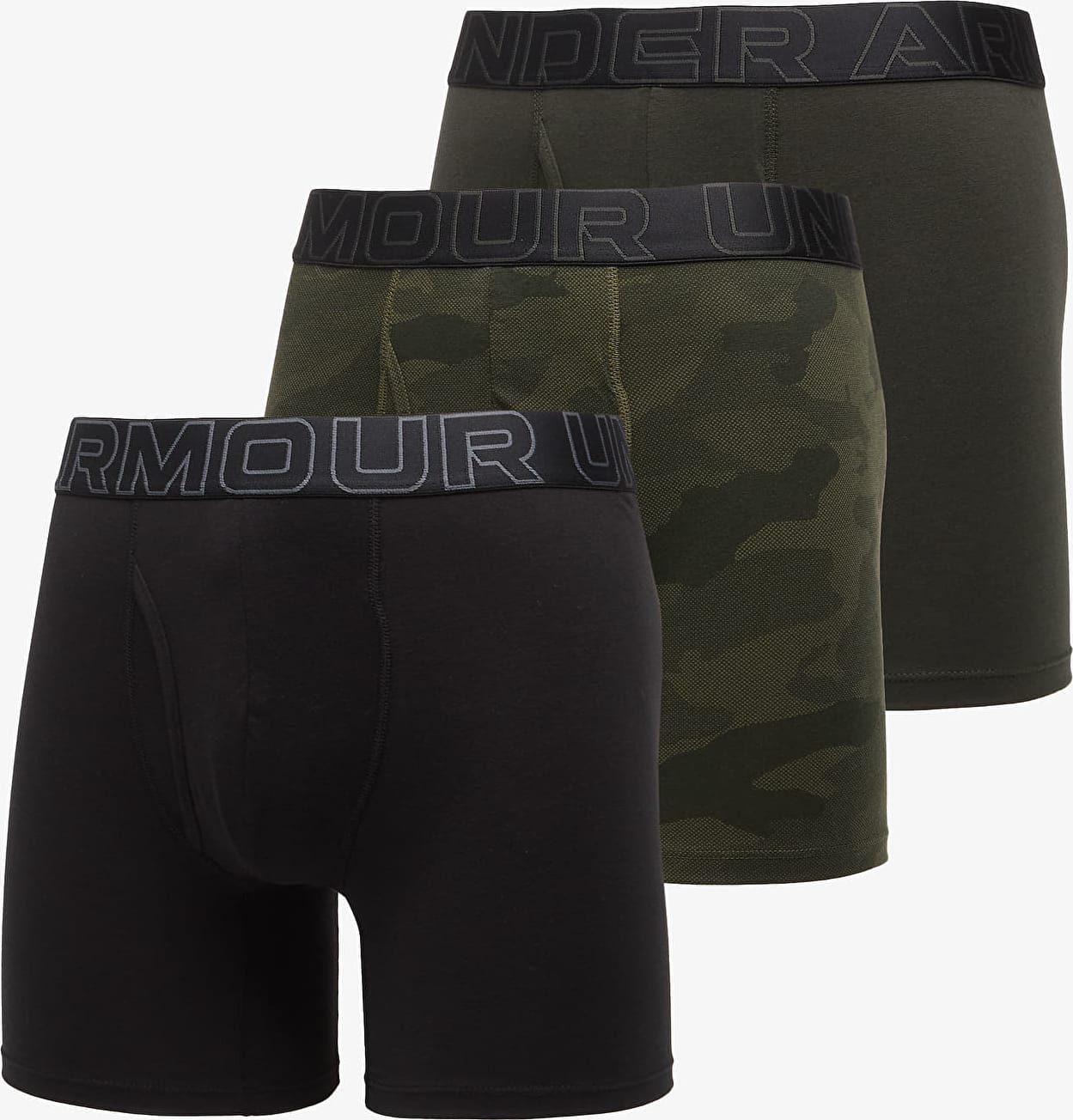Труси Under Armour PERFORMANCE COTTON - PRINT 6 чорний MD — фото 1