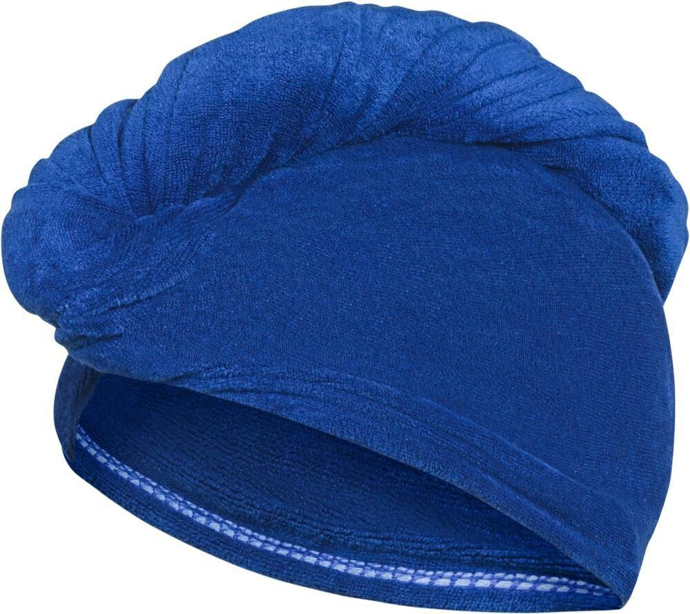 Рушник для волосся Aqua Speed HEAD TOWEL 7341 темно-синій Жін 25х65 см — фото 1