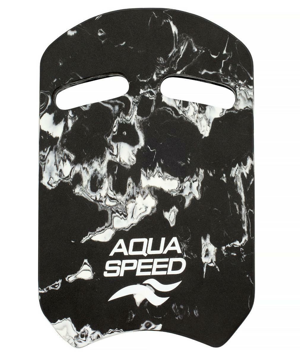 Дошка для плавання Aqua Speed SWIRL PULLBUOY 61245 чорний, білий Уні 43х28х3,6 — фото 1