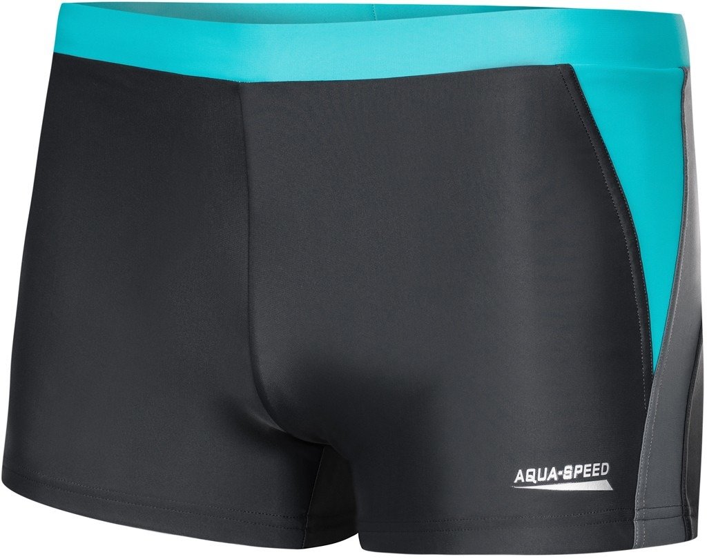 Плавки-боксери для чоловіків Aqua Speed DARIO 6251 темно-сірий, світло-сірий, бірюзовий Чол 3XL (94- — фото 1