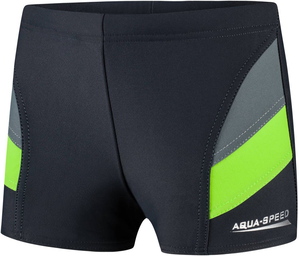 Плавки-боксери для хлопців Aqua Speed ANDY 5595 сірий, зелений Діт 116см — фото 1