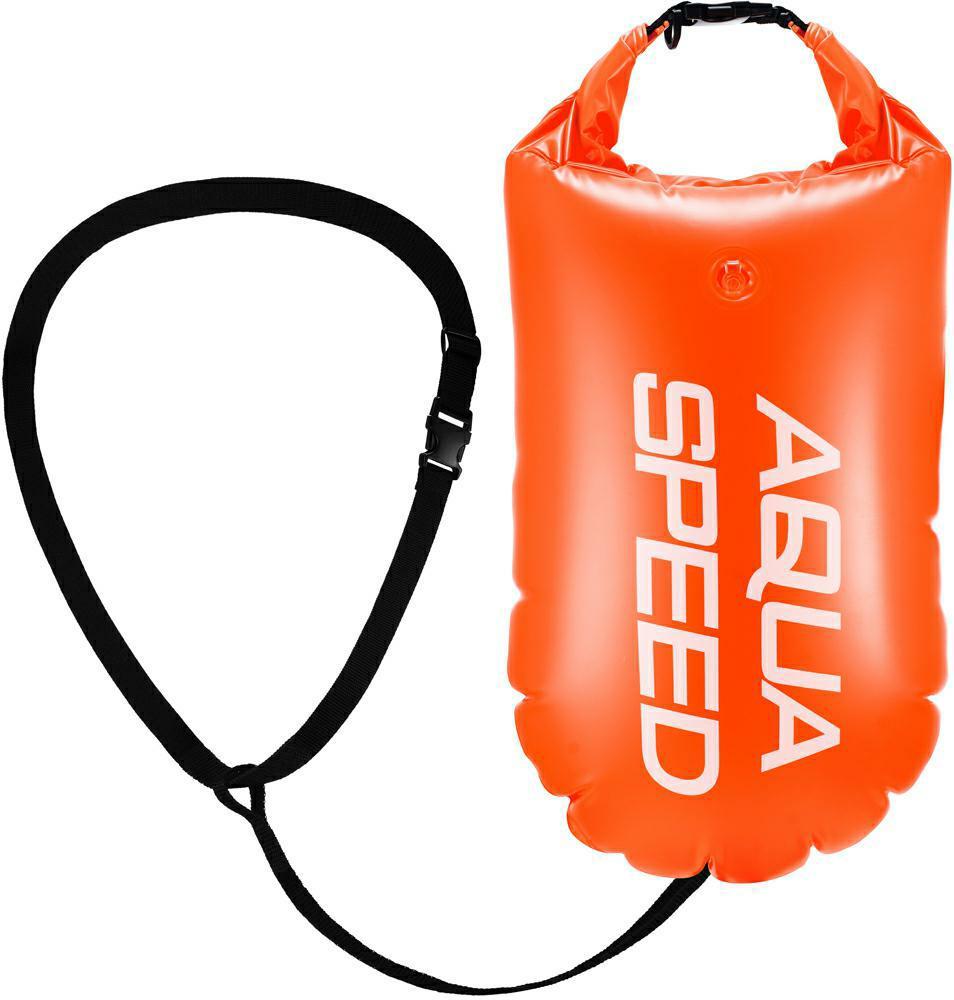 Буй для плавання Aqua Speed Open Water Swim Buoy 3977 помаранчевий Уні 17 літрів — фото 1