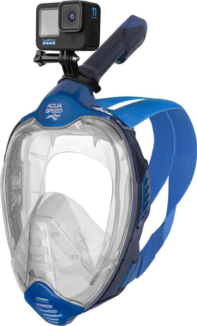 Повнолицьова маска Aqua Speed VEIFA ZX 9855 синій S/M (554-01) — фото 7