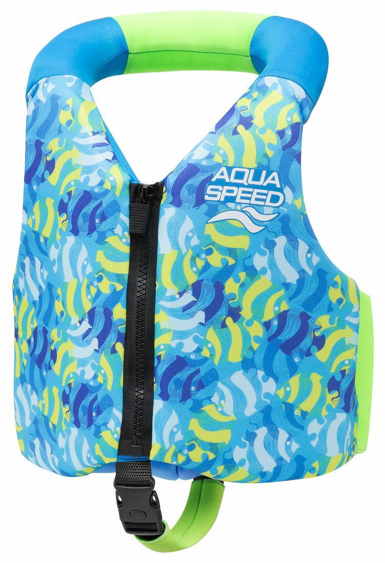 Жилет для плавання Aqua Speed Aqua Pals 61138 бірюзовий, салатовий Діт 15-19 кг — фото 1