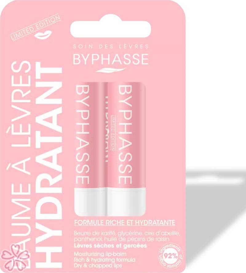 Бальзам для губ Byphasse Moisturizing Lip Balm 4.8 г 2 х 4.8г — фото 2