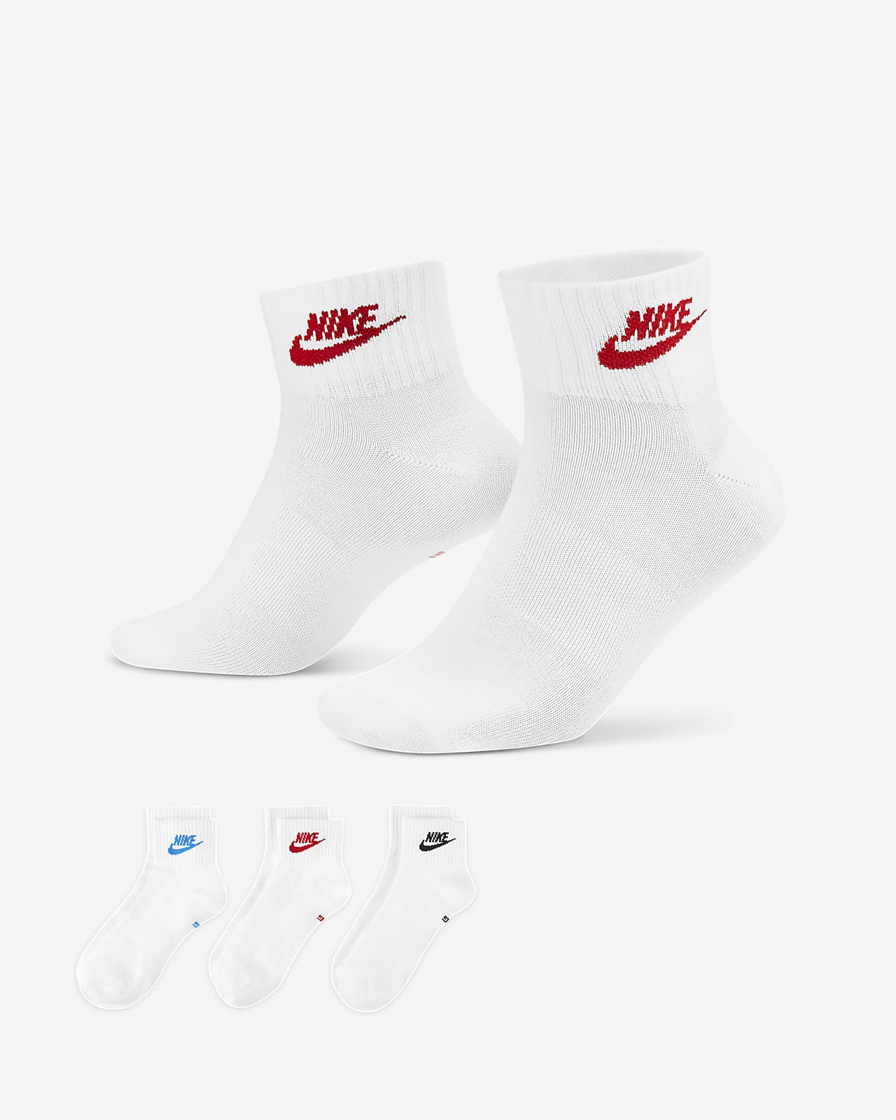 Шкарпетки Nike U NK NSW EVERYDAY ESSENTIAL AN 3 пари — фото 1
