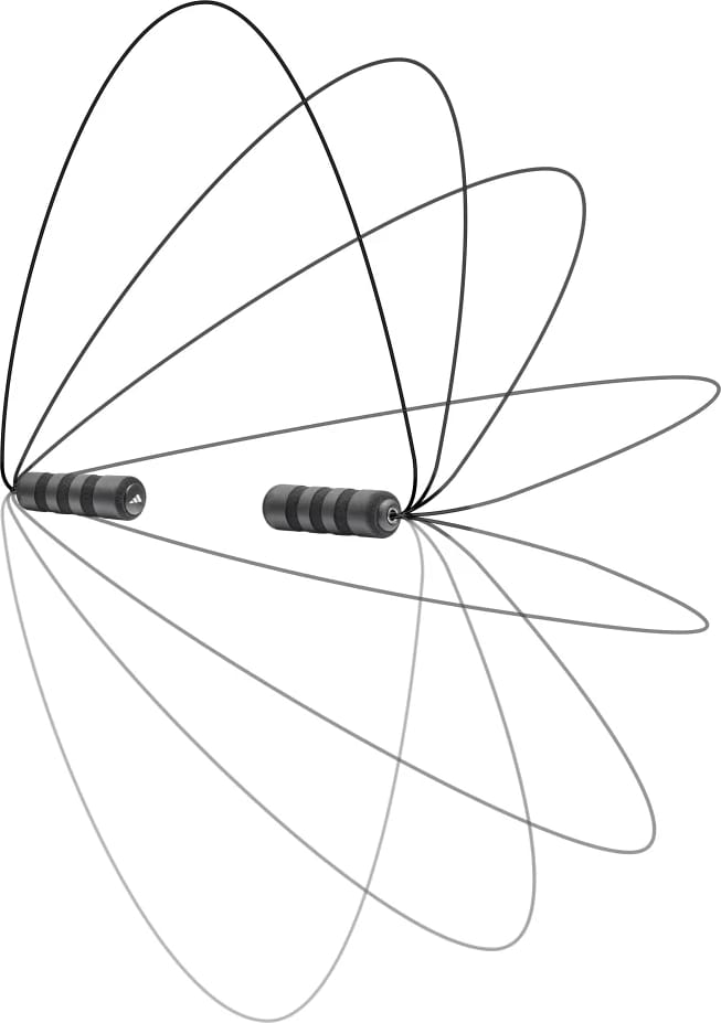 Скакалка Adidas Speed Rope чорний 3 м (ADRP-12234-NL) — фото 4