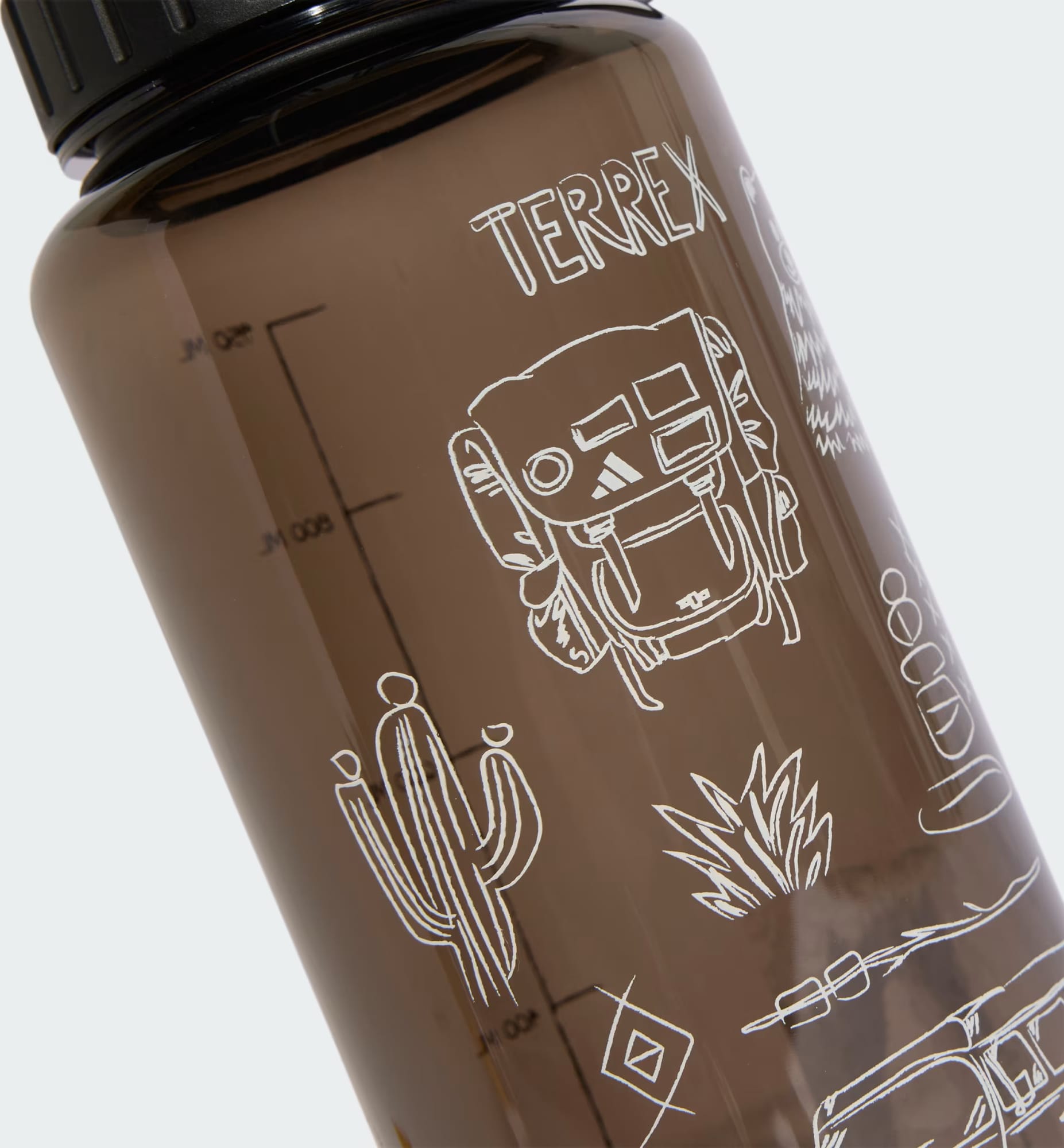 Пляшка Adidas TRIT BOTTLE 1L коричневий 1000 мл (JN4256) — фото 4