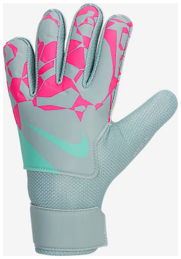 Воротарські рукавиці Nike NK GK MATCH JR - HO24 блакитний, рожевий Діт 6 (17,6 см) — фото 1