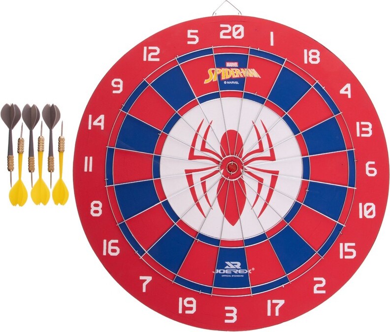 Дартс із пресованого паперу 6 дротиків і мішень JOEREX MARVEL SPIDERMAN 43см JMBB19028-S — фото 7