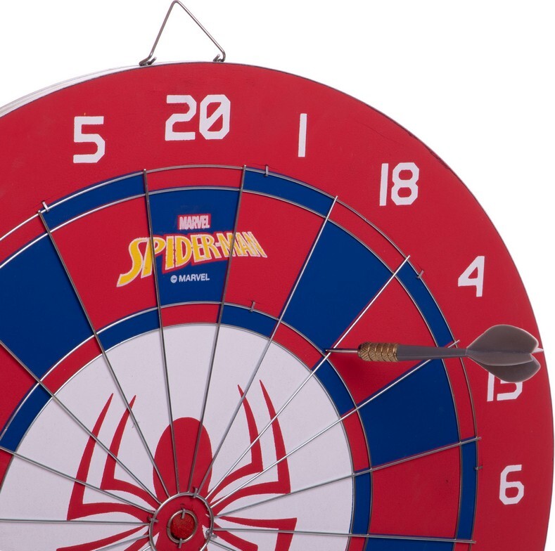 Дартс із пресованого паперу 6 дротиків і мішень JOEREX MARVEL SPIDERMAN 43см JMBB19028-S — фото 6