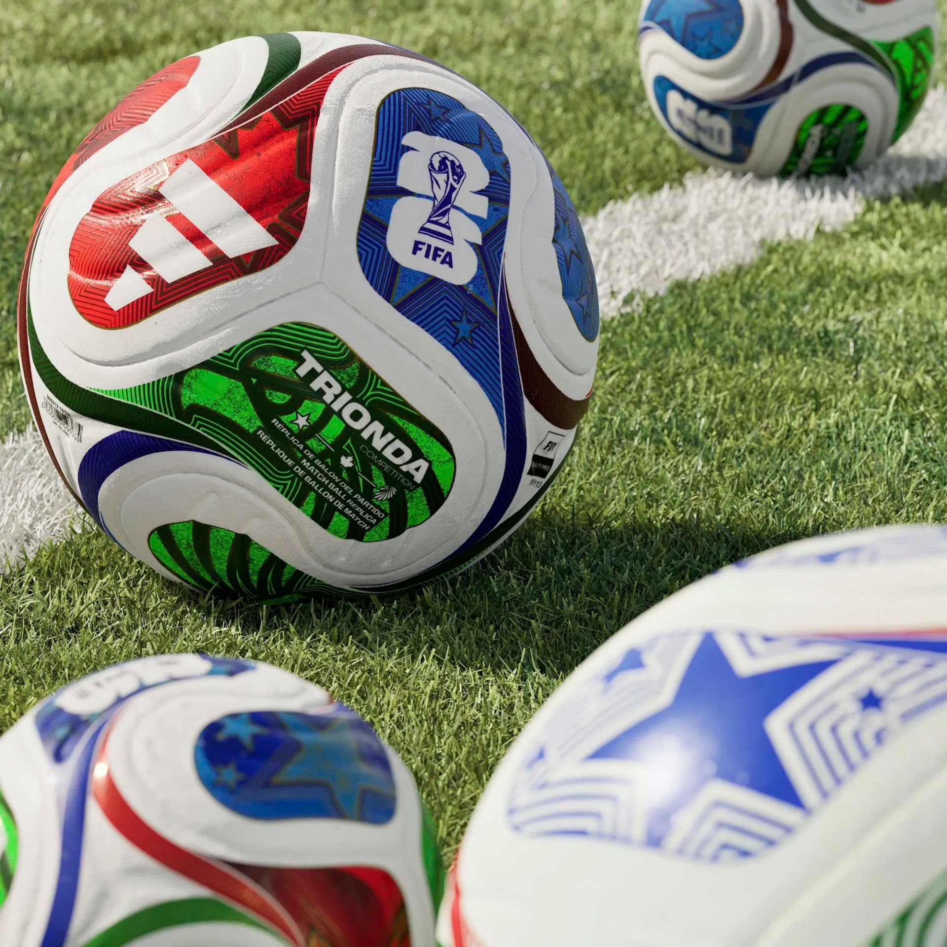 Футбольний м'яч Adidas FIFA World Cup 26™ Trionda Competition Ball (JD8031), розмір №5 — фото 3