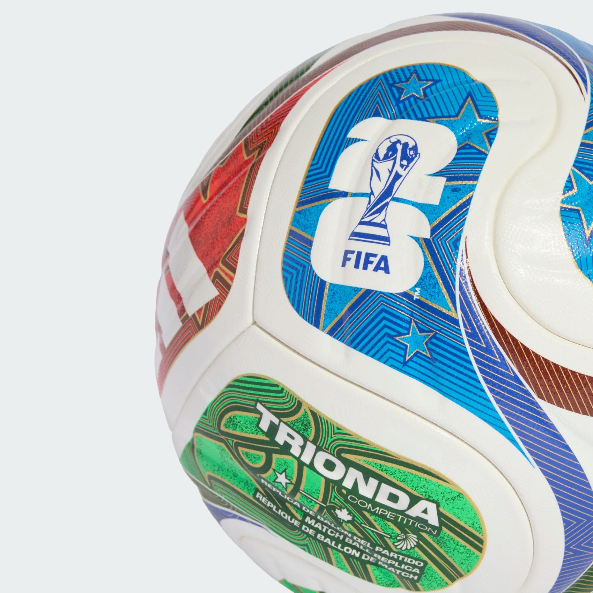 Футбольний м'яч Adidas FIFA World Cup 26™ Trionda Competition Ball (JD8031), розмір №5 — фото 6