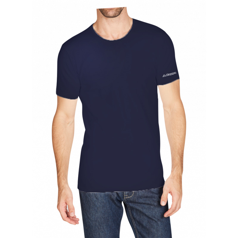 Футболка Kappa T-shirt Mezza Manica Girocollo темно-синій Чол XL (K1304 BluNavy) — фото 1