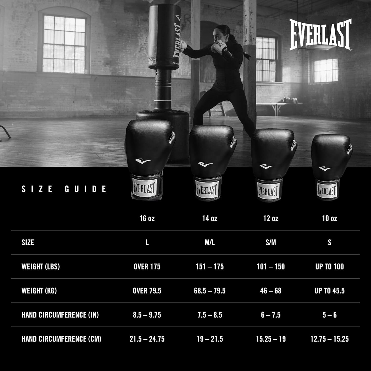 Боксерські рукавиці Everlast PROSTYLE 2 BOXING GLOVE чорний Уні 16 унцій — фото 8
