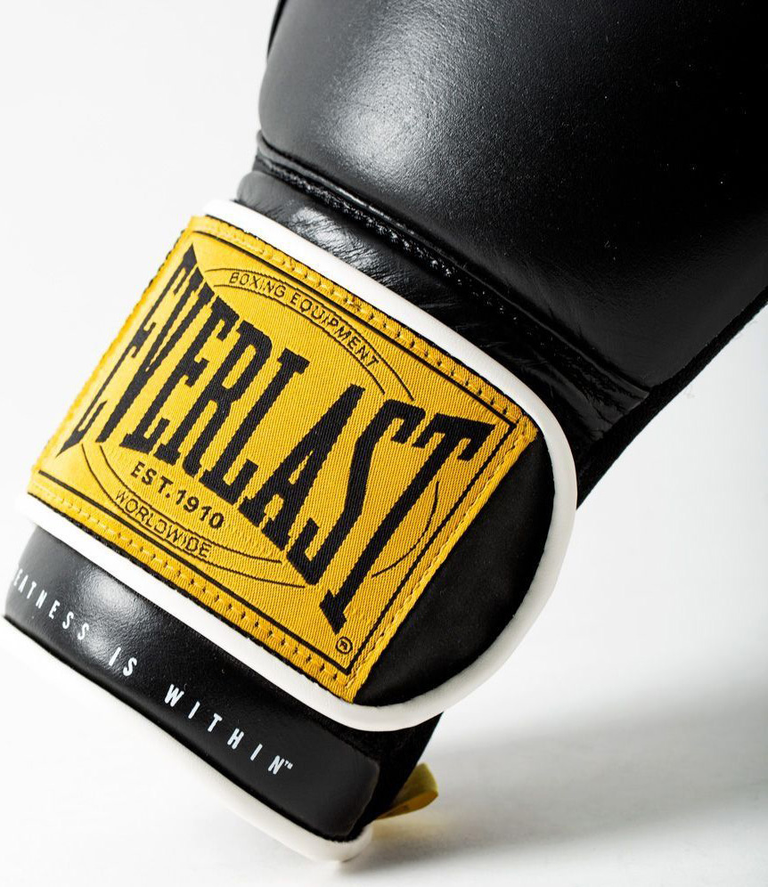Боксерські рукавиці Everlast 1910 CLASSIC TRAINING GLOVE чорний 16 унцій (P00001713) — фото 4