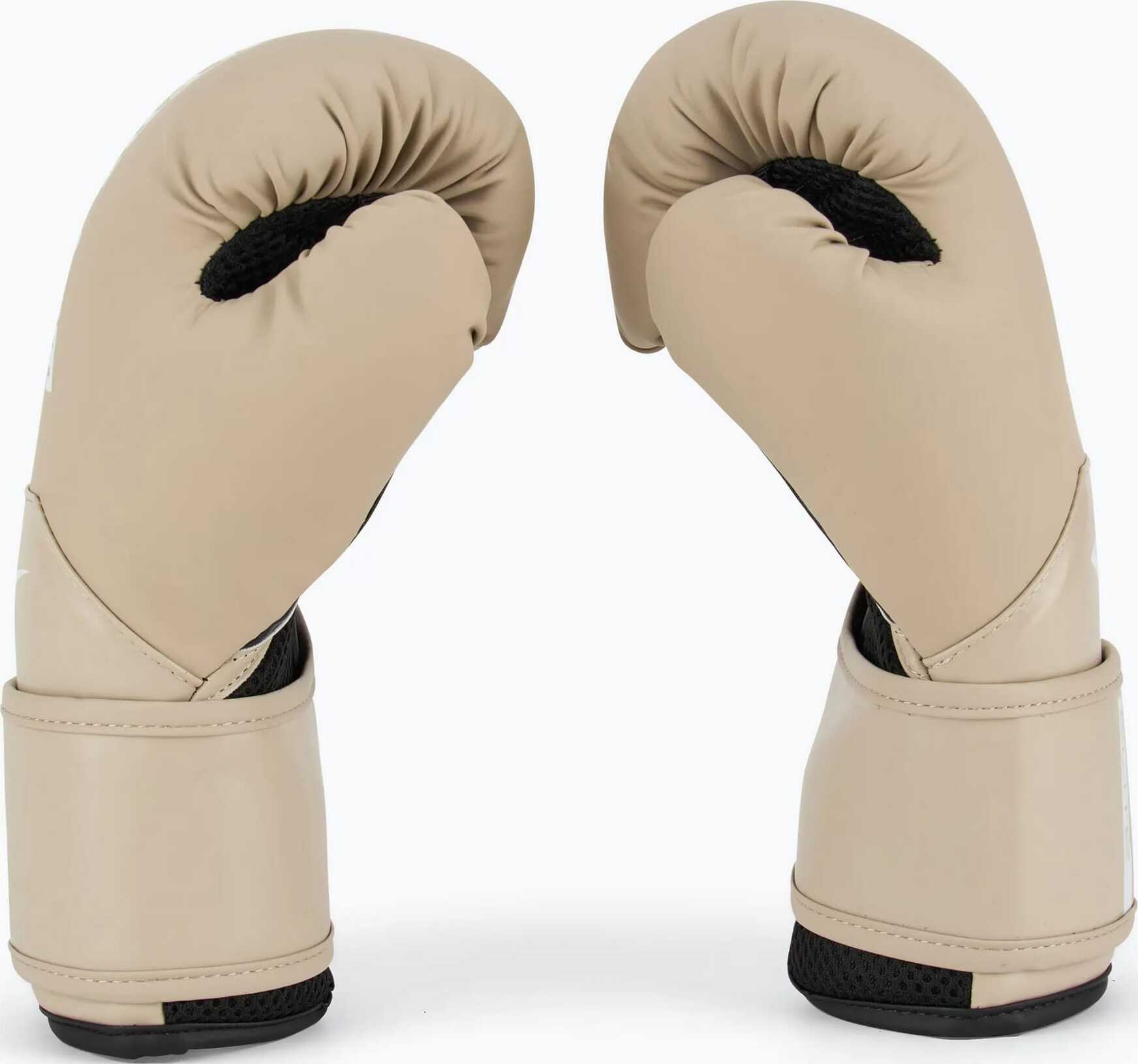 Боксерські рукавиці EVERLAST ELITE 2 BOXING GLOVES бежевий Уні 16 унцій — фото 6