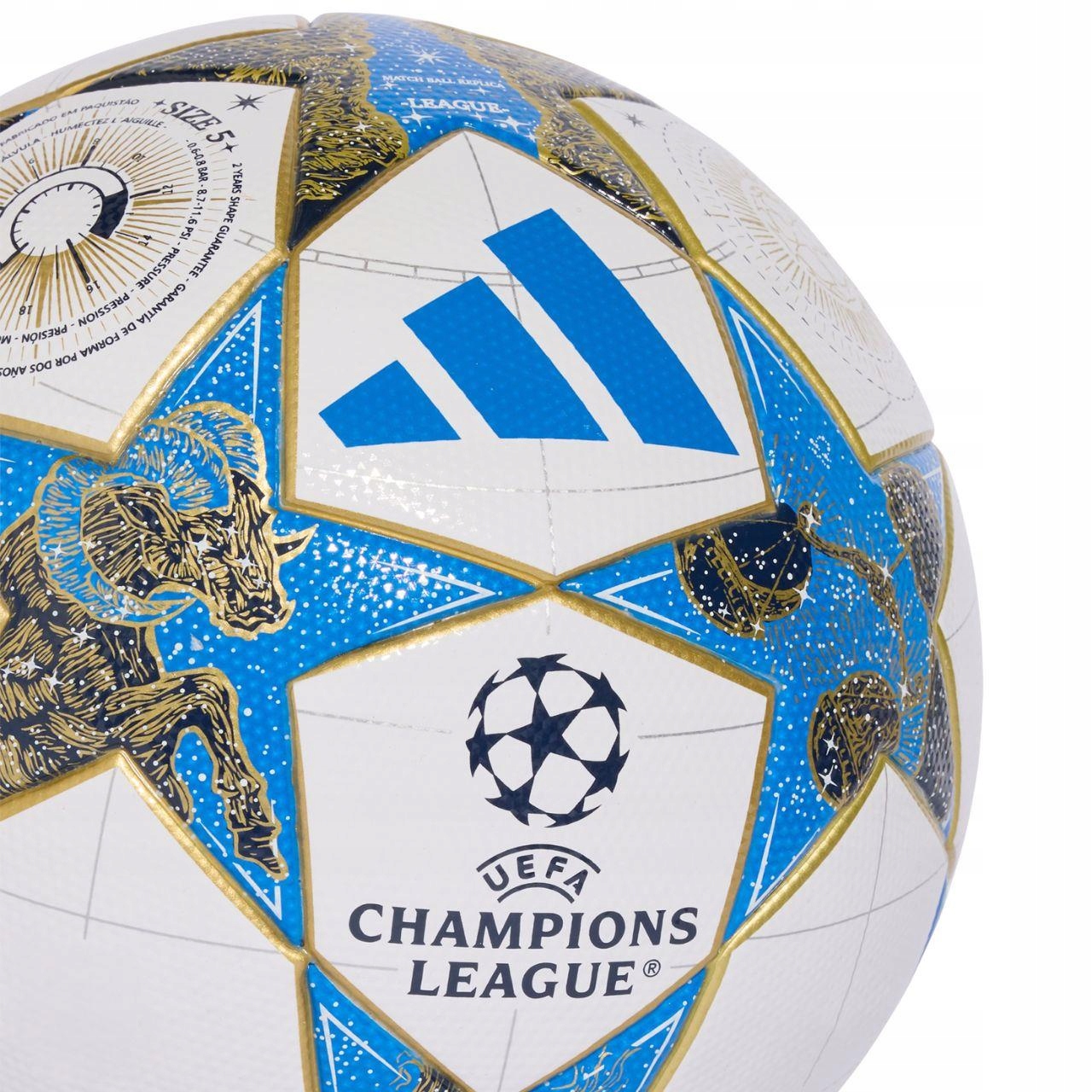 Футбольний м'яч Adidas UCL League Stage 25/26 JP1540, розмір №4 — фото 4