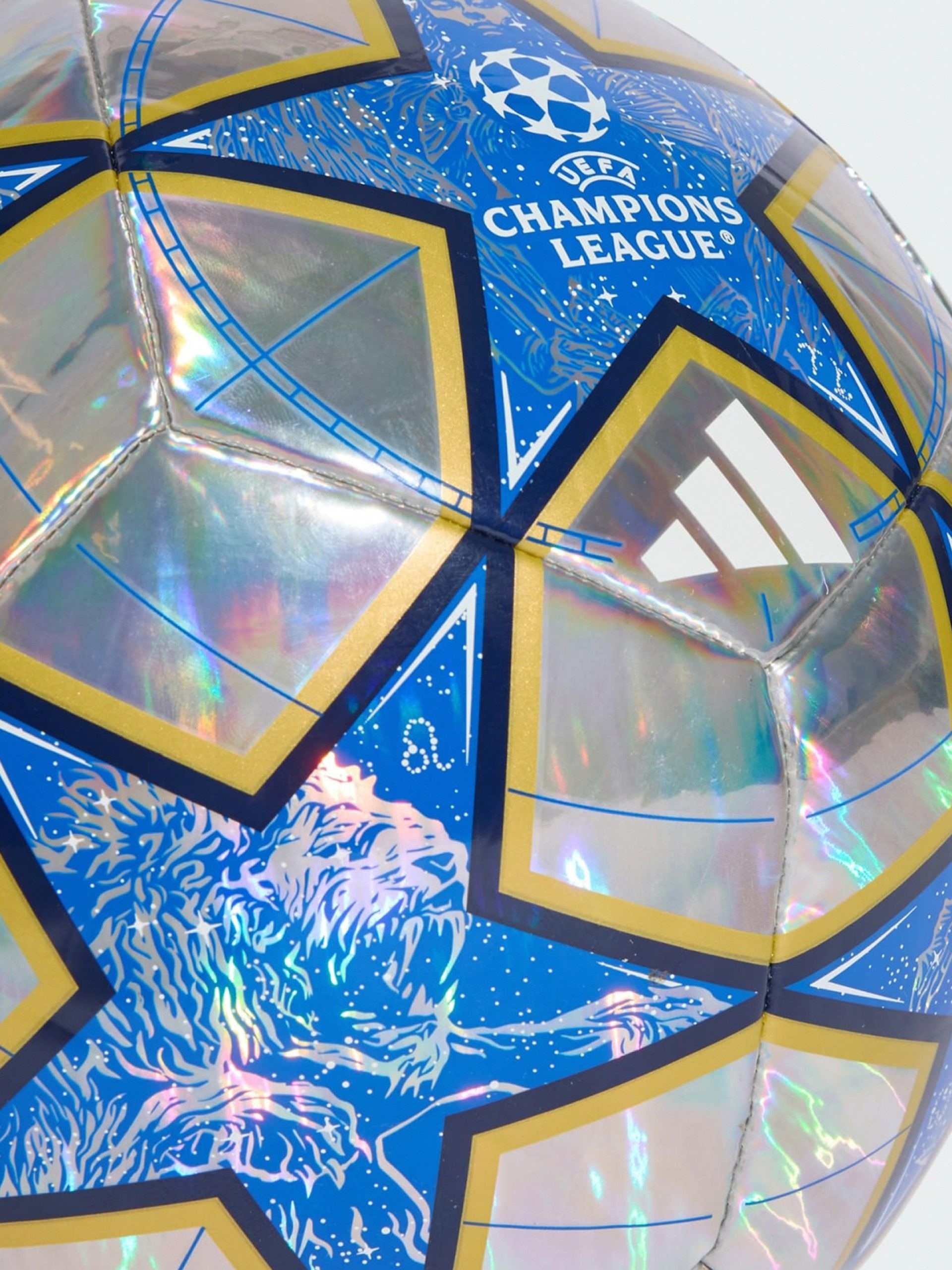Футбольний м'яч Adidas UCL Training 25/26 League Stage Foil JP1549, розмір №5 — фото 3