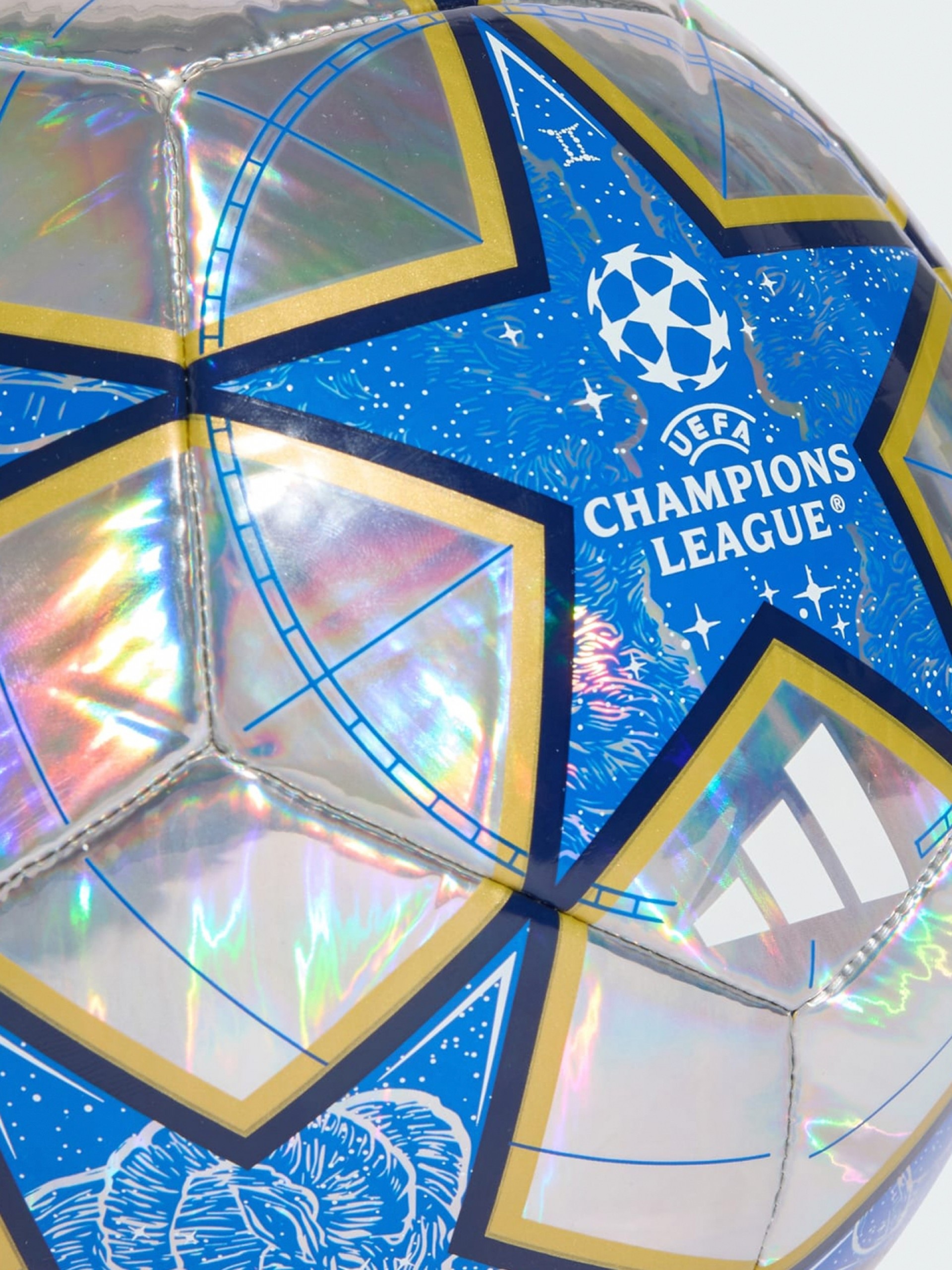 Футбольний м'яч Adidas UCL Training 25/26 League Stage Foil JP1549, розмір №5 — фото 4