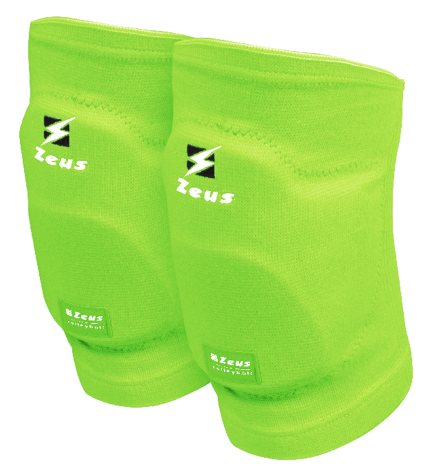 Наколінники для волейболу Zeus GINOCCHIERA VOLLEY SUPER лайм Уні 128-155 см — фото 1