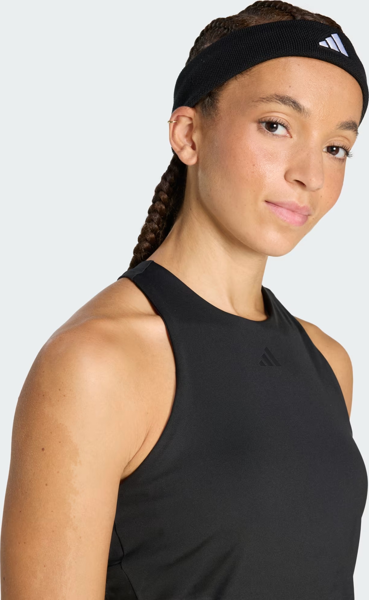 Пов'язка для тенісу TENNIS HEADBAND HT3909 Adidas OSFM Чорний — фото 5