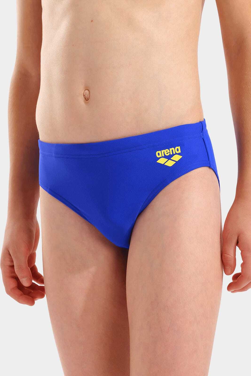 Плавки-сліпи для хлопчиків Arena TALES SWIM BRIEFS синій, жовтий 128 см — фото 3