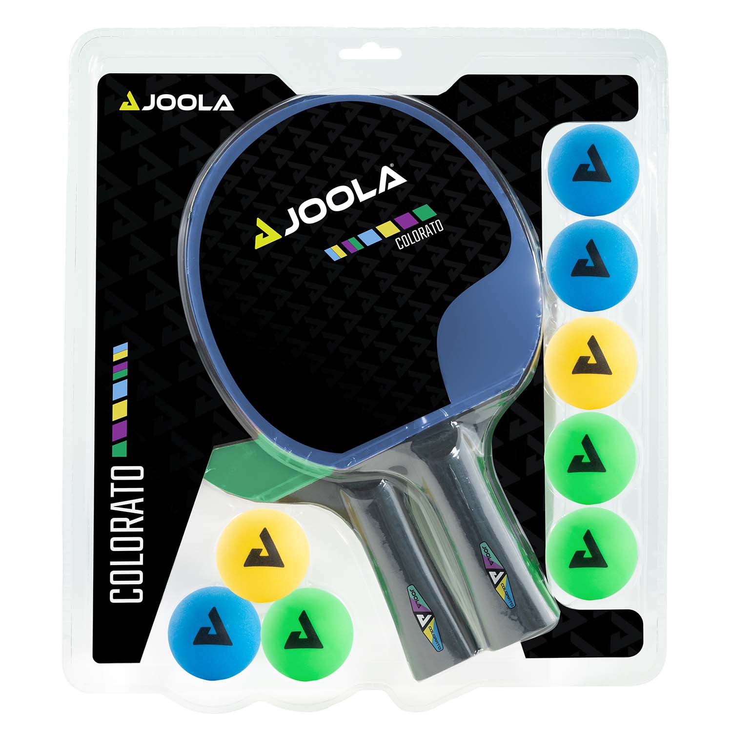 Ракетка для настільного тенісу Joola TT-SET COLORATO 2 ракетки + 8 м'ячів (jset4) — фото 2
