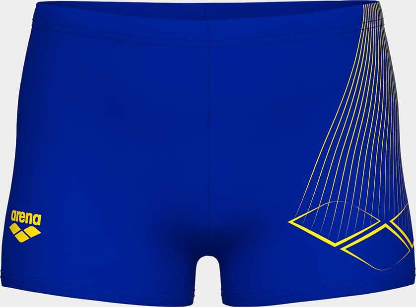 Плавки-шорти для хлопчиків Arena BRIGHT SWIM SHORT синій, жовтий 140 см — фото 7