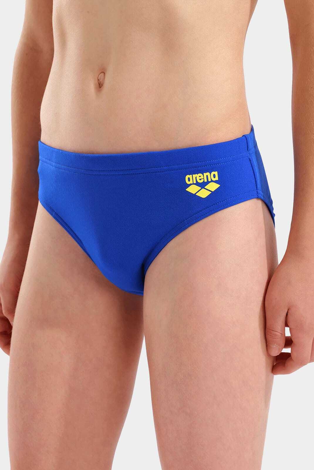 Плавки-сліпи для хлопчиків Arena BRIGHT SWIM BRIEFS синій, жовтий 116 см — фото 3