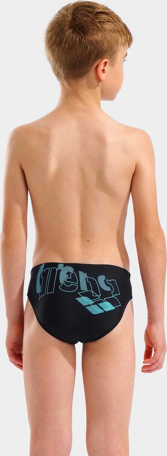 Плавки-сліпи для хлопчиків Arena TALES SWIM BRIEFS чорний, бірюзовий 116 см — фото 4