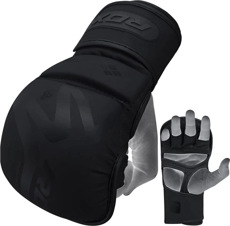 Рукавиці для ММА (Греплінгові рукавички) RDX T15 Noir Inner Matte Black XL — фото 2