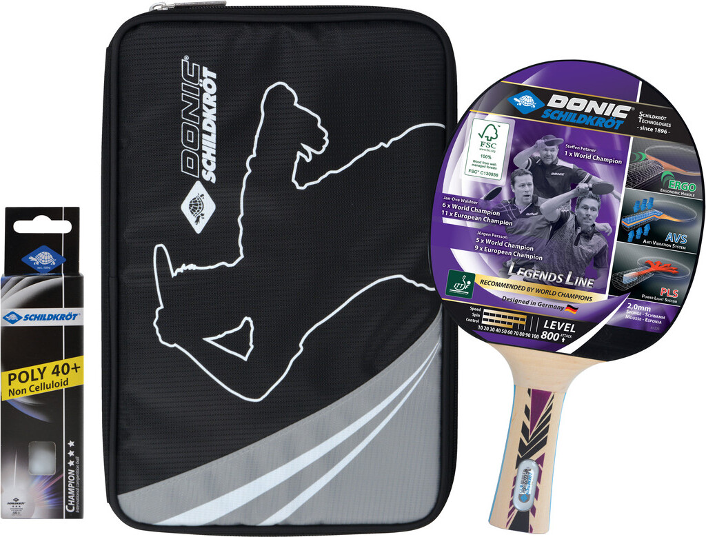 Набір для настільного тенісу Donic-Schildkrot Premium-Gift SetLegends 800 FSC — фото 4